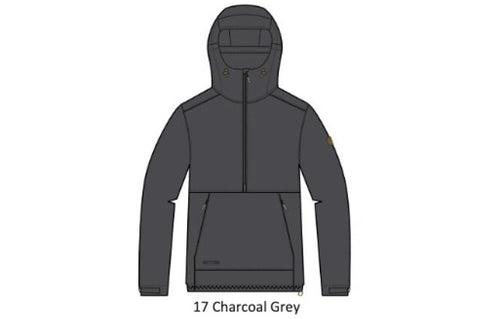 Louhikko W Anorak Charcoal Grey 34