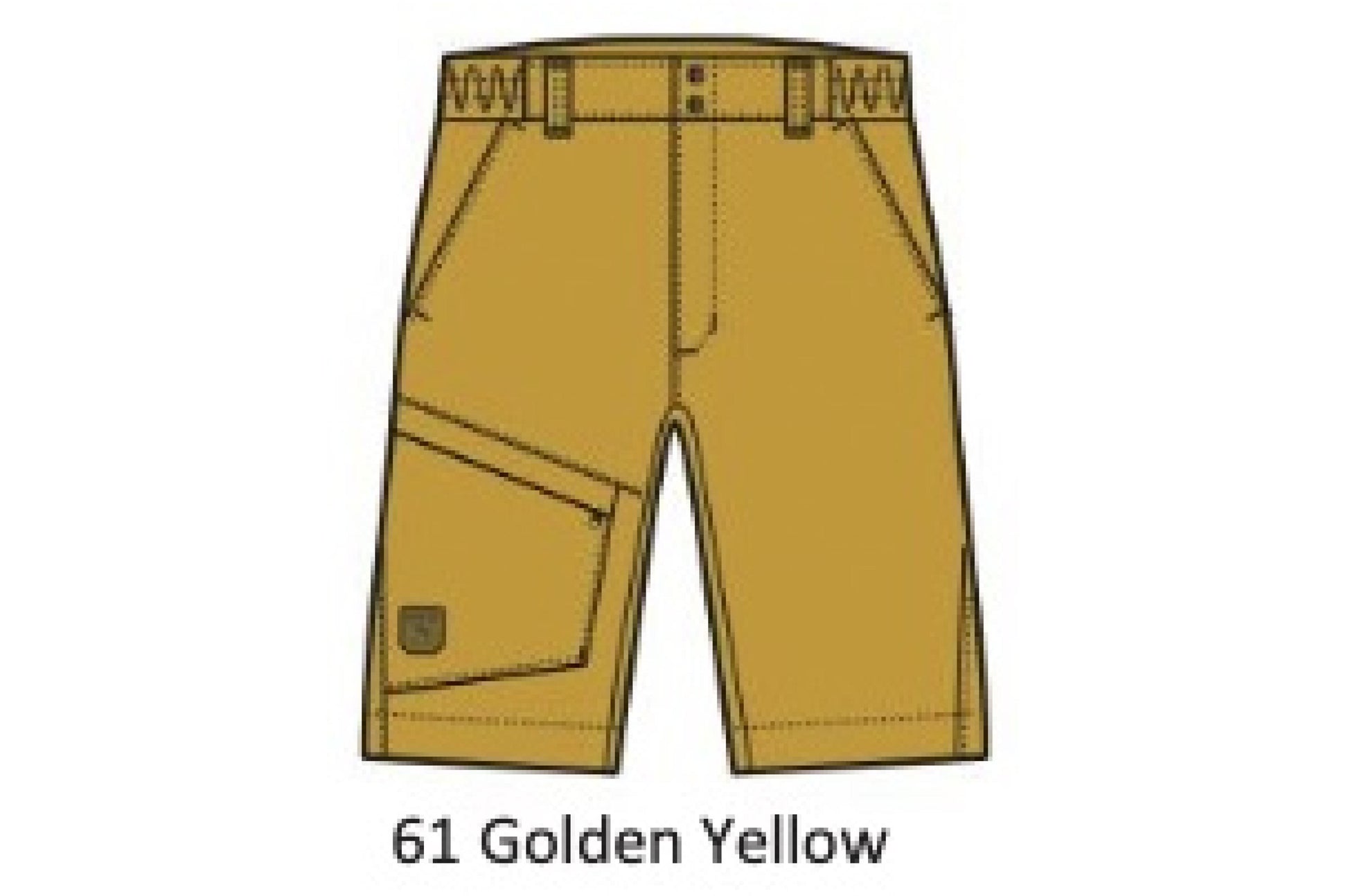 Louhikko W Shorts Golden Yellow 34