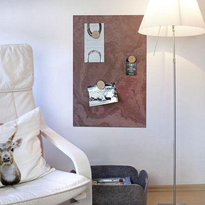 Schiefertafel Magnetisch nach Mass - Pink Earthcore