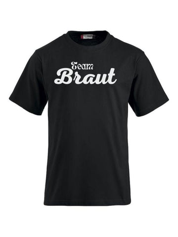 T-Shirts bedrucken mit Spruch Team Braut