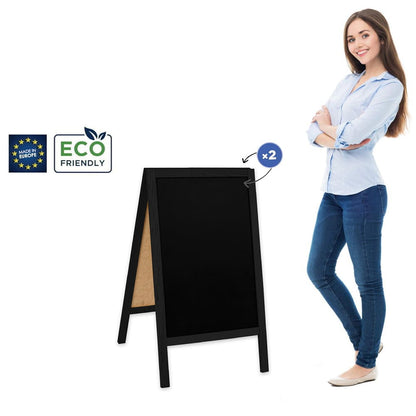 Holz Kundenstopper "ColorFrame" 90x51cm, Indoor