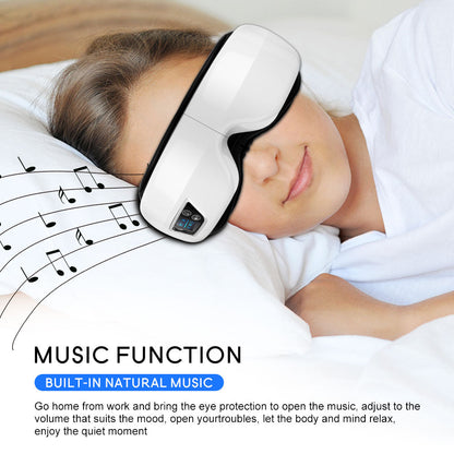 Augenmassagegerät 6D Smart Airbag Vibration Augenpflege Instrument Hot Compress Bluetooth Augenmassagebrille Ermüdungsbeutel & amp; Falten