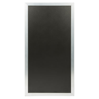 Securit® Multiboard Kreidetafel mit Holzrahmen, Silber, 115x60cm, Outdoor