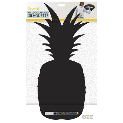 Securit® Wandkreidetafel Silhouette Ananas, 24x50cm