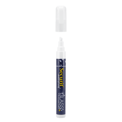 Securit® Kreidemarker wasserfest 2–6 mm – Einzeln, verschiedene Farben