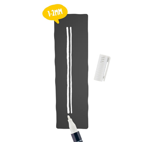 Securit® Kreidemarker, 1-2mm, 7er-Set, Weiss