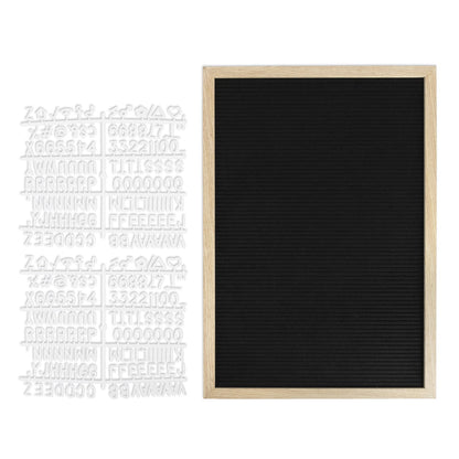Securit® Buchstabentafel mit Holzrahmen, Letterboard Wandkreidetafel, 40x60cm