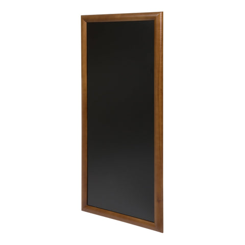 Securit® Wandkreidetafel "Long", Holzrahmen Dunkelbraun, 56x120cm, Outdoor