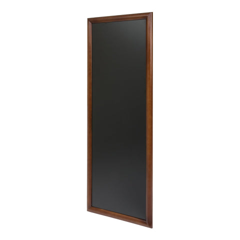 Securit® Wandkreidetafel "Long", Holzrahmen Dunkelbraun, 56x150cm, Outdoor