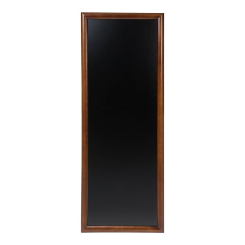 Securit® Wandkreidetafel "Long", Holzrahmen Dunkelbraun, 56x150cm, Outdoor