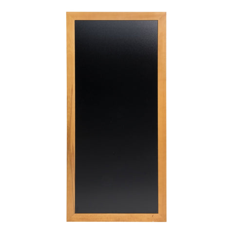 Securit® Wandkreidetafel "Long", Holzrahmen Hellbraun, 56x120cm, Outdoor