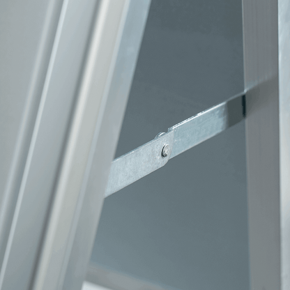 Kundenstopper Alu Classic, Silber, Outdoor