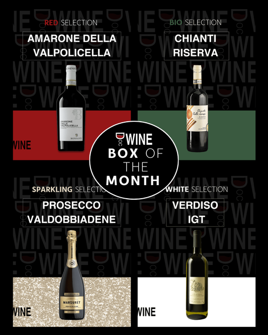 Esclusiva Box Degustazione Vini - 4 capolavori Italiani