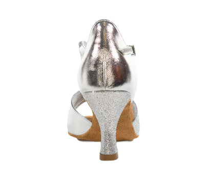 704 Tanzschuhe in Silber & Glitter