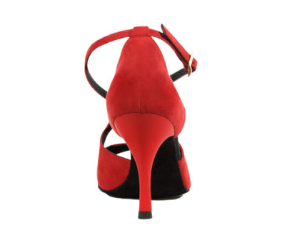 Grace Harmony Tanzschuhe in Rot Wildleder