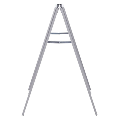 Kundenstopper Alu Classic Wasserfest, DIN A1, Silber, Outdoor