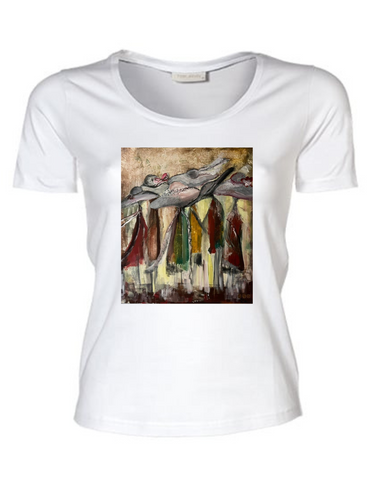 Smalltalk - Stretch-T-Shirt für Damen - Damen T-Shirt bedrucken