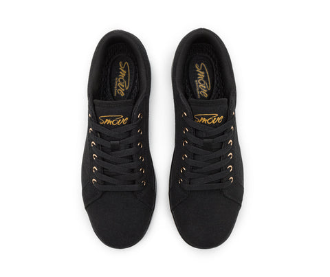 SMOVE Dance Sneaker en Noir avec Semelle Noire