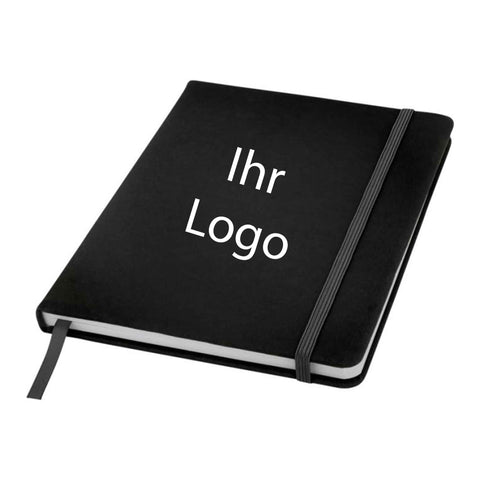 Spectrum A5 Hardcover-Notizbuch inklusive Ihres Logos in vier Farben