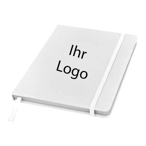 Spectrum A5 Hardcover-Notizbuch inklusive Ihres Logos in vier Farben