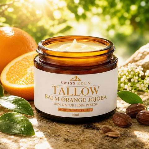 Schweizer Tallow Balm - Limitierte Pflege mit Orangenduft und Jojoba von Swiss Eden