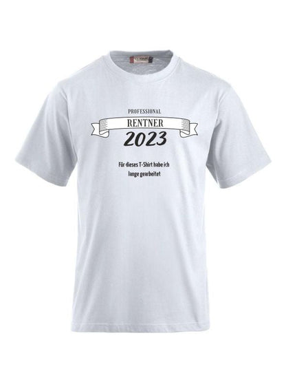 T-Shirts bedrucken mit Spruch - Professional Rentner 2023