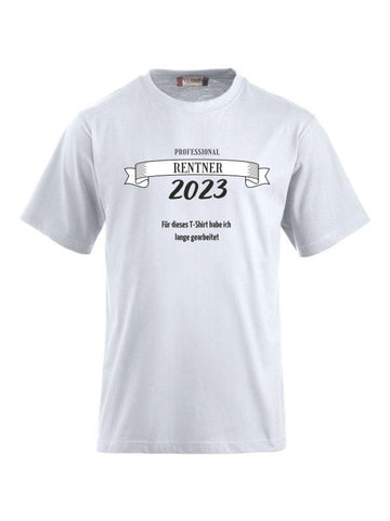 T-Shirts bedrucken mit Spruch - Professional Rentner 2023