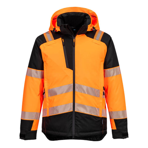 Portwest T160 Jacke – Orange/Schwarz – funktionale Berufsjacke