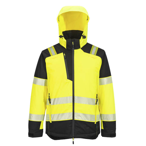 Portwest T160 Jacke – Gelb/Schwarz – funktionale Berufsjacke