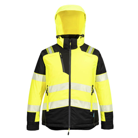 Portwest T162 Jacke – Gelb/Schwarz – funktionale Berufsjacke