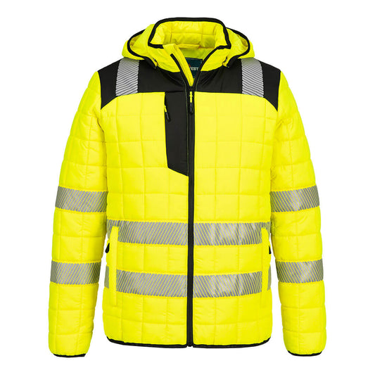 Portwest T165 Jacke – Gelb/Schwarz – funktionale Berufsjacke