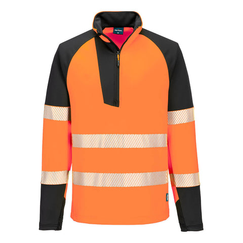 Portwest T172 Sweatshirt – Orange/Schwarz – bequem & sichtbar
