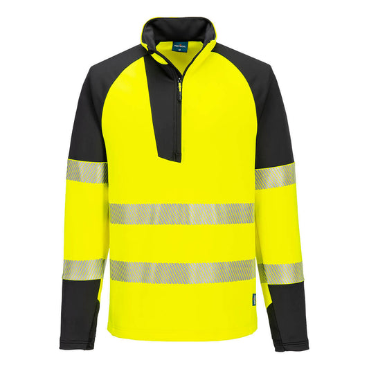 Portwest T172 Sweatshirt – Gelb/Schwarz – bequem & sichtbar