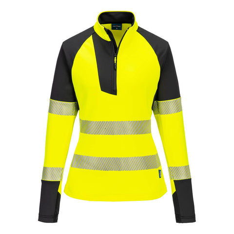 Portwest T173 Sweatshirt – Gelb/Schwarz – bequem & sichtbar