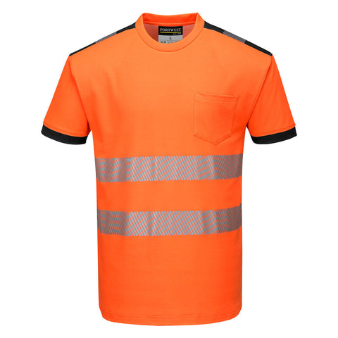 Portwest T181 Shirt – Orange/Schwarz – bequem & funktional