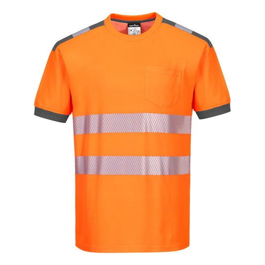 Portwest T181 Shirt – Orange/Grau – bequem & funktional