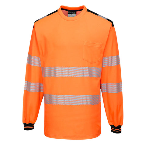 Portwest T185 Shirt – Orange/Schwarz – bequem & funktional