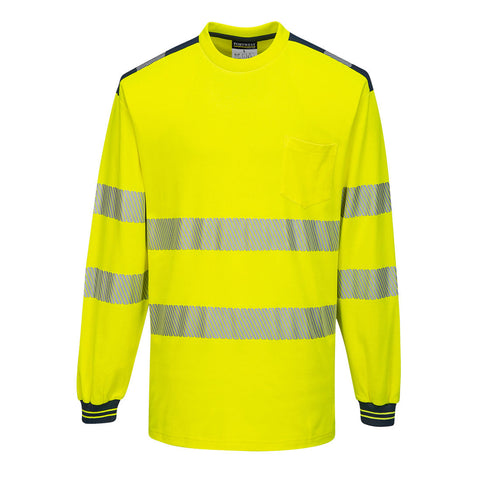 Portwest T185 Shirt – Gelb/Marine – bequem & funktional