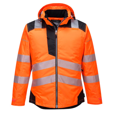 Portwest T400 Jacke – Orange/Schwarz – funktionale Berufsjacke
