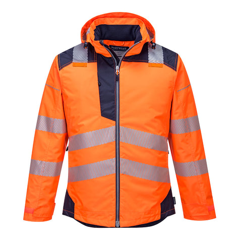 Portwest T400 Jacke – Orange/Marine – funktionale Berufsjacke