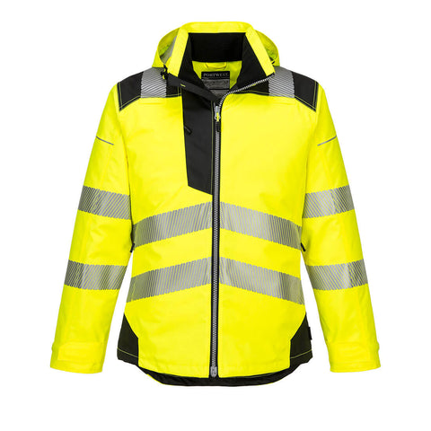 Portwest T400 Jacke – Gelb/Schwarz – funktionale Berufsjacke