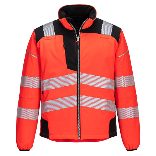 Portwest T402 Jacke – Rot/Schwarz – funktionale Berufsjacke