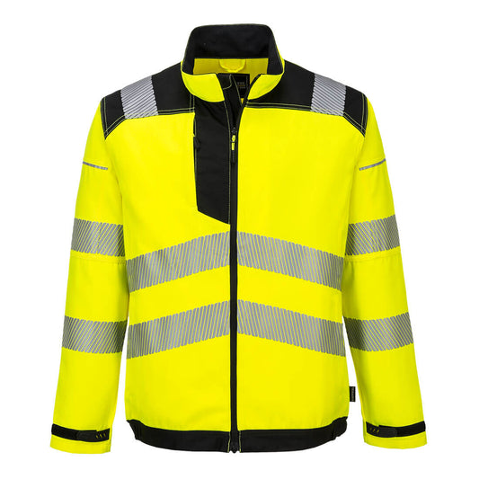 Portwest T500 Jacke – Gelb/Schwarz – funktionale Berufsjacke