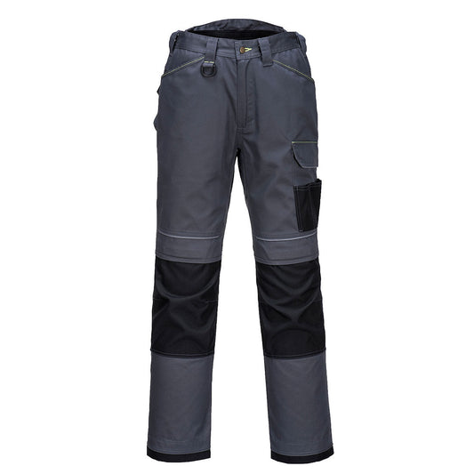 Portwest T601 Hose – ZoomGrau/Schwarz – strapazierfähige Arbeitshose