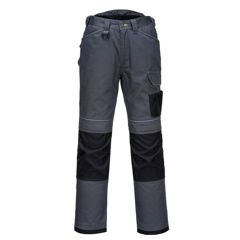 Portwest T601 Hose – ZoomGrau/Schwarz – strapazierfähige Arbeitshose