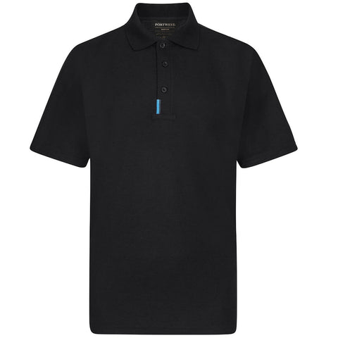 Portwest T720 Poloshirt – Schwarz – bequem & funktional