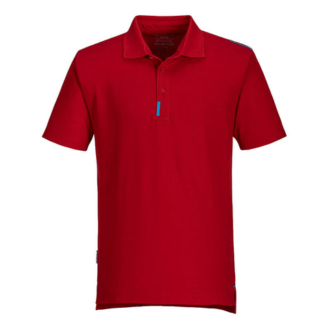 Portwest T720 Poloshirt – Tiefrot – bequem & funktional