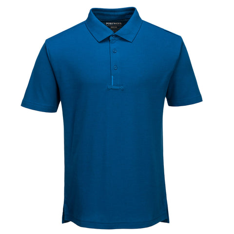 Portwest T720 Poloshirt – Persischblau – bequem & funktional