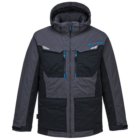 Portwest T740 Jacke – Metallgrau – funktionale Berufsjacke