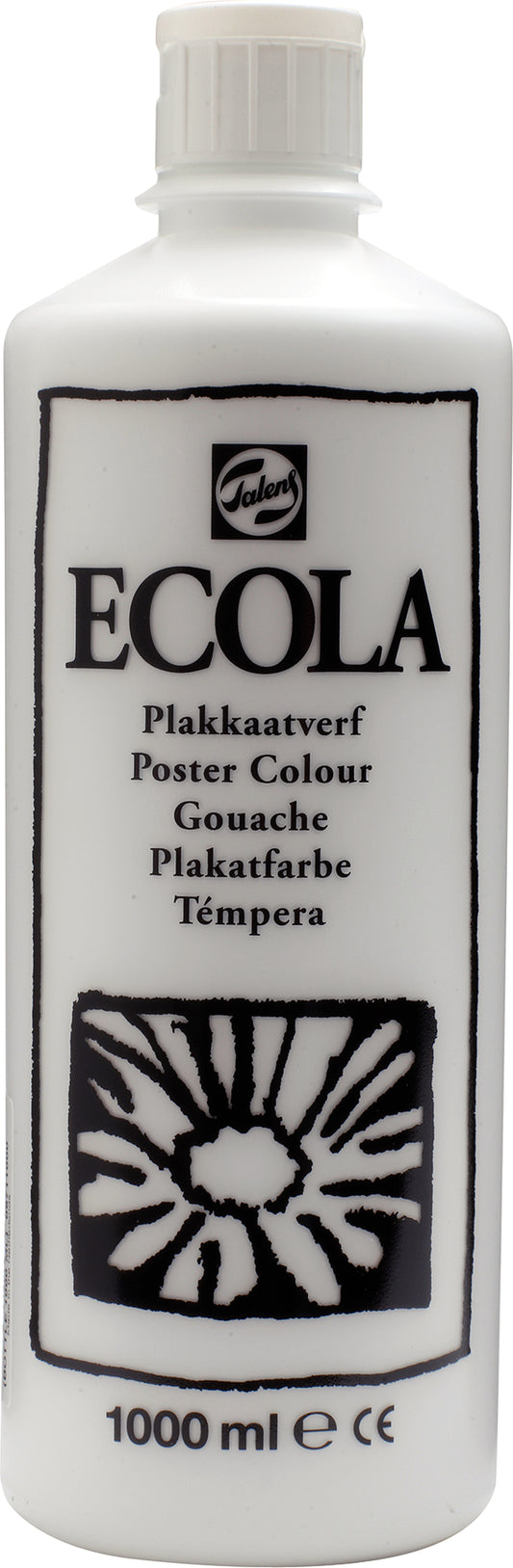 TALENS Plakatfarbe 1000ml 09711000 weiss